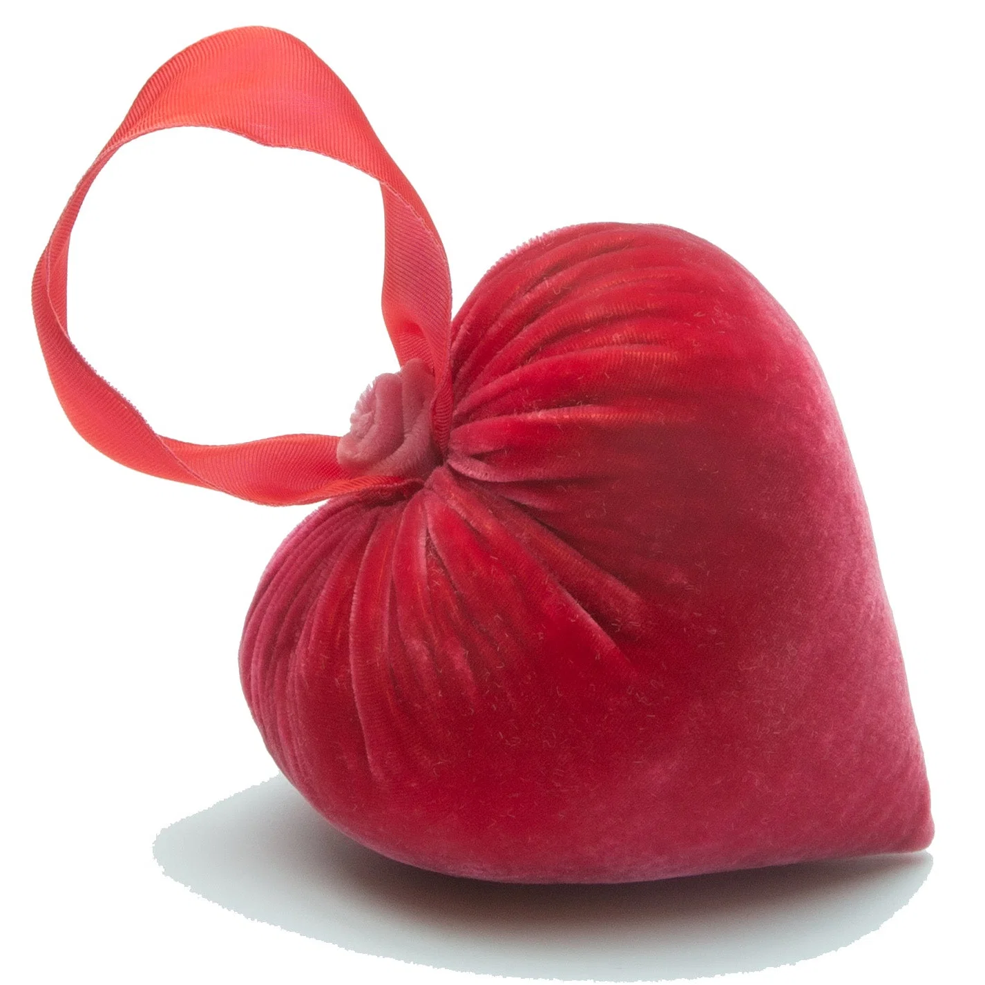 Medium Guava Ribbon Heart