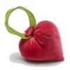 Small Guava Heart w/ Green Ribbon